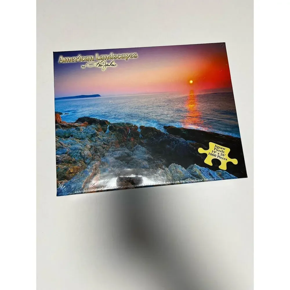 1000 piece puzzle American Landscape Coast‎ of Maine NEW SEALED BY Channel Craft